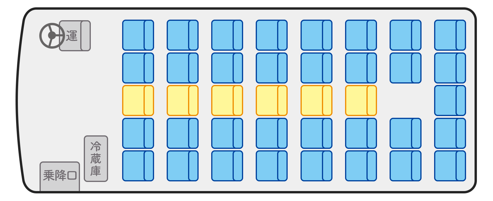 中型バス4805_座席表